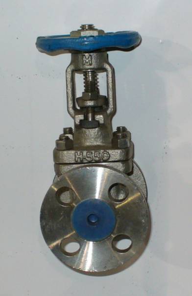 Click to see larger image - OIC 1/2 inch, 150 PSI, 316 Stainless Steel, Flanged Gate Valve